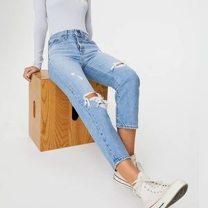 Levi's Light Blue Straight Leg Jeans